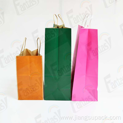 Cosmetic Kraft Paper Bags With Your Own Logo